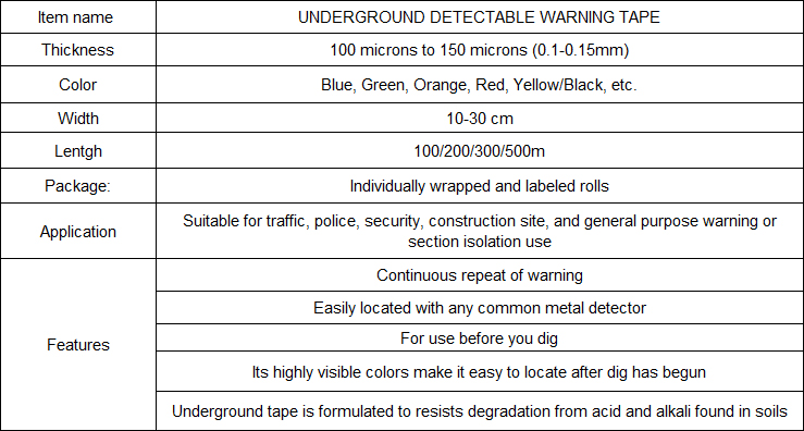 Detectable Warning Tape Price | Supplier & Manufacturer - Shanghai ...